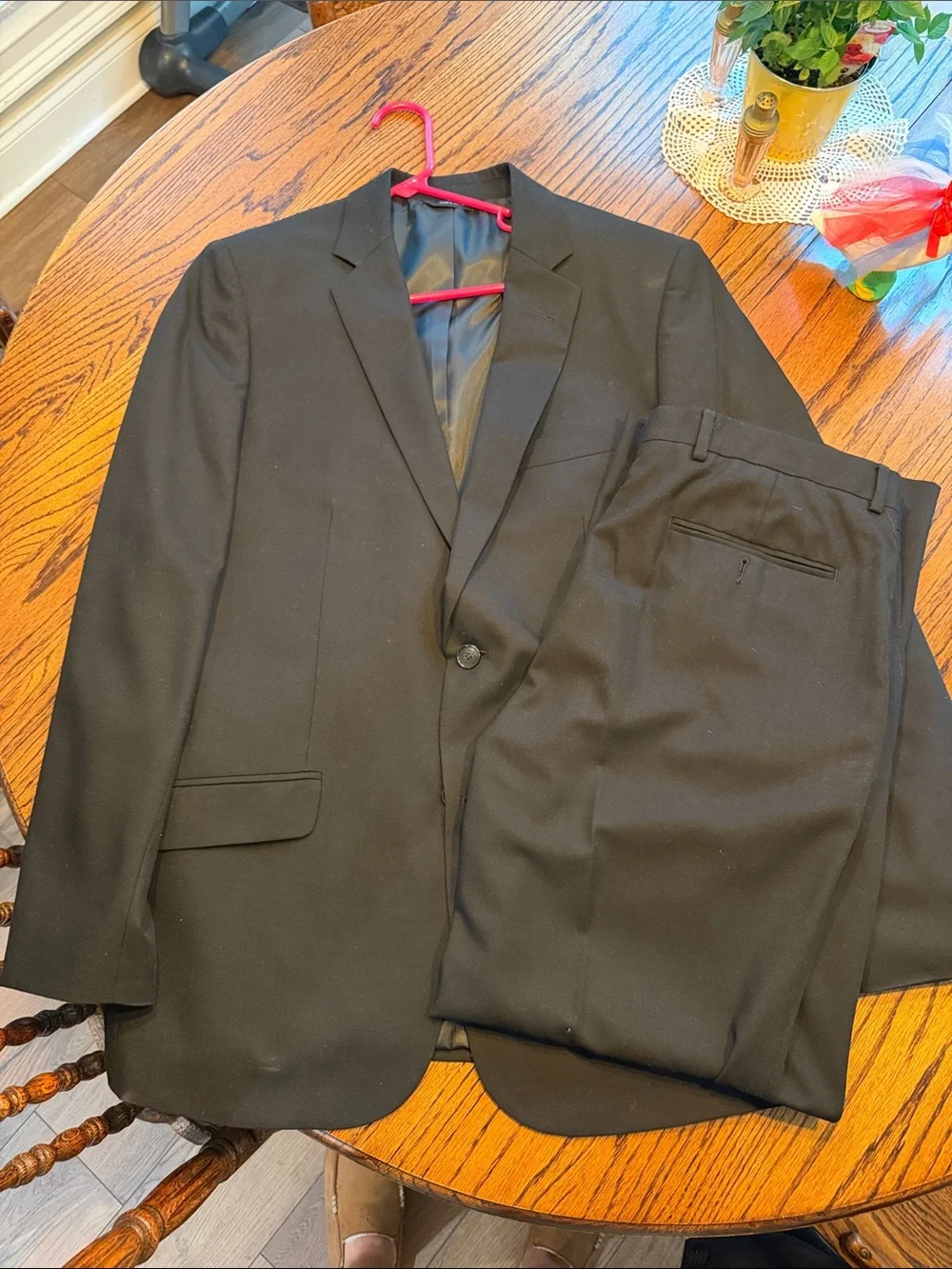 Apt. 9 Men's Black Two-Piece Suit Jacket & Pants